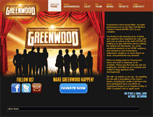 Tablet Screenshot of greenwoodthemusical.com